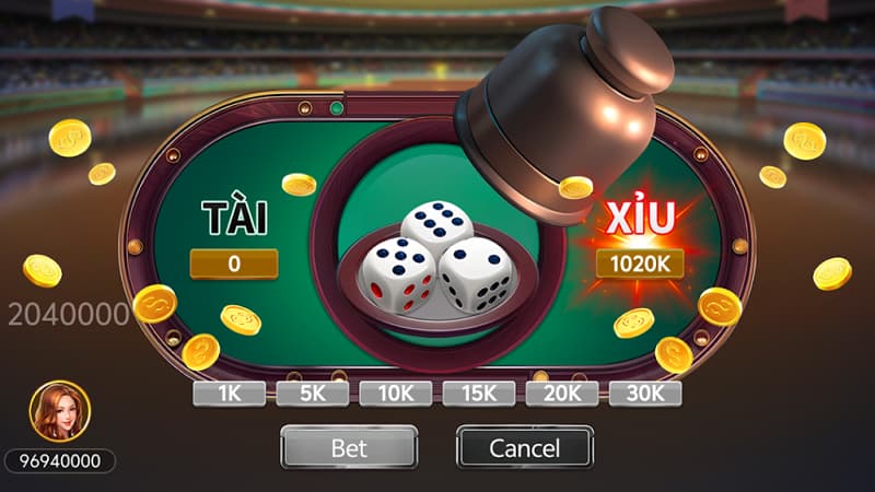Nhà cái V9Bet cung cấp đa dạng các cửa cược tài xỉu để người chơi chọn